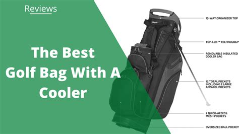 golf bags with coolers built in